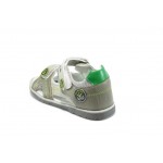 Анатомични детски сандали в сив и зелен цвят КА Z-5 сиво/зелено 25/30KP