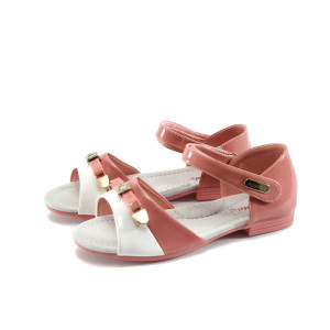 Анатомични детски сандали в бял и розов цвят КА 239 розово/бяло 31/36KP