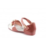 Анатомични детски сандали в бял и розов цвят КА 239 розово/бяло 31/36KP