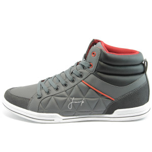 Мъжки боти сиви с връзки Jump 1779 СивKP