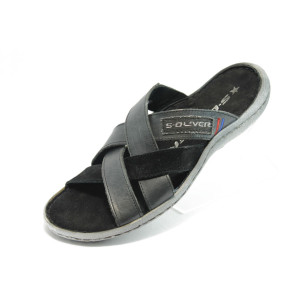 Анатомични мъжки чехли S.Oliver 17210 черниKP
