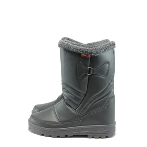 Сиви ботуши с овчи хастар МА 006 т.сивKP