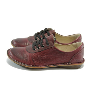 Анатомични дамски обувки в цвят бордо МИ 401 бордоKP