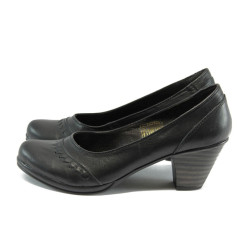 Анатомични дамски обувки черни НЛ 108-3696 черниKP
