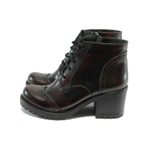 Дамски боти анатомични МИ 245 бордоKP