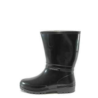 Черни юношески апрески, pvc материя - всекидневни обувки за есента и зимата N 10009394