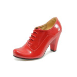 Дамски обувки с ток червени лачени ЕО 14020 червен лакKP