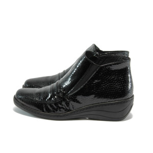 Ортопедични черни дамски боти АК 3246 черенKP