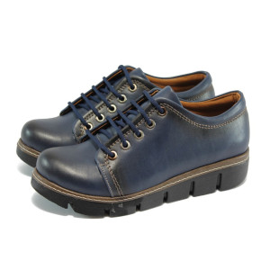 Сини дамски обувки с платформа МИ 301 синKP