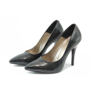 Дамски лачени обувки на висок ток МИ 423KP