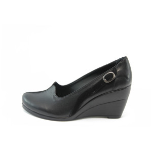 Дамски черни обувки на платформа МИ 1130KP