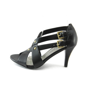 Дамски сандали черни на висок ток Marco Tozzi 28315 чернаKP