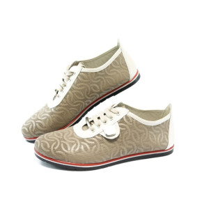 Дамски обувки бежови спортни АК 105 бежоваKP