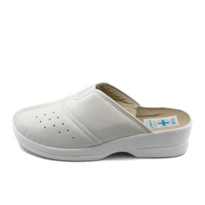 Анатомични дамски чехли бели МА 16717KP