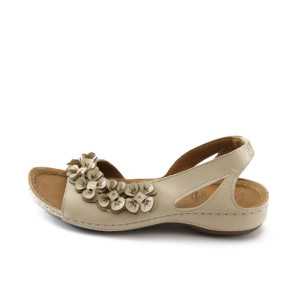 Анатомични дамски сандали бежови Jump 5079 бежовиKP