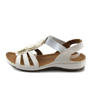 Анатомични дамски сандали бели Jump 5082 белиKP