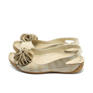 Анатомични дамски сандали бежови МИ 108 бежовиKP