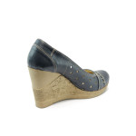 Дамски обувки сини с платформа НЛ 140-14287 синиKP