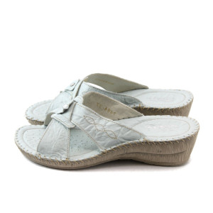 Анатомични дамски чехли бели КП 7484 белиKP