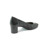 Дамски обувки черни на ток ГО 0398-2 черниKP