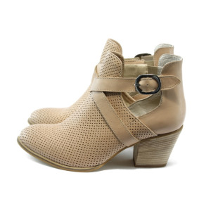 Летни дамски боти бежови ГО 0309 какиKP