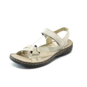 Ортопедични дамски сандали кожени ГР 9008 бежовиKP