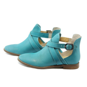 Летни дамски боти сини ГО 0421 св.синиKP