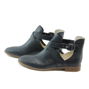 Летни дамски боти сини ГО 0421  синиKP