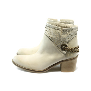 Летни дамски боти бежови ГО 0429Br бежовиKP