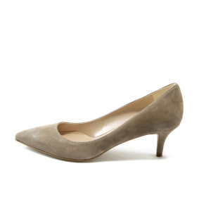 Анатомични дамски обувки бежови на ток ГО 50720 таупеKP