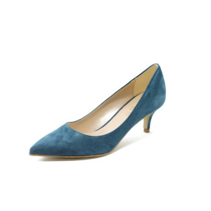 Анатомични дамски обувки сини на ток ГО 50720 синиKP