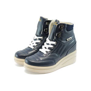 Дамски боти сини спортни с платформа МИ 405 синиKP