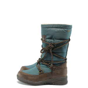 Дамски апрески с топъл хастар водоустойчиви Jana 8-26446-23 кафяв-синKP