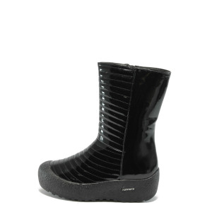 Черни дамски апрески с платформа РС 142-9008 черниKP