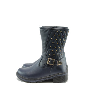 Сини детски ботуши анатомични КА L408 синKP