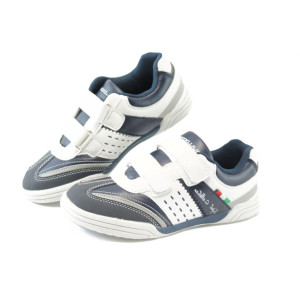 Детски сини маратонки с лепенки БР 8047 синиKP