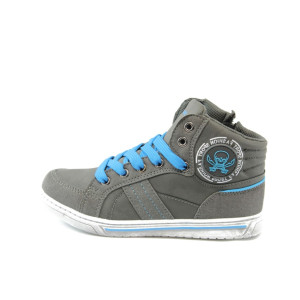 Детски сиви кецове с връзки БР 8219 сивоKP