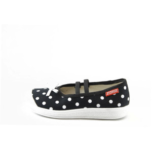 Детски пантофи черни с ластик МА 105 черноKP