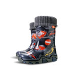 Бебешки ботушки гумени с топли чорапи DEMAR