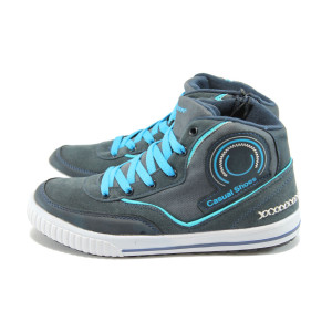 Детски сини кецове БР 5159 синKP