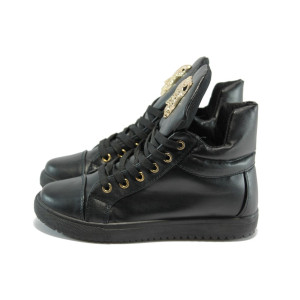 Черни дамски обувки спортни ФР 502 черниKP