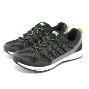 Мъжки маратонки черни Jump 9813 черно-сивиKP