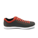 Спортни юношески обувки в черно и червено Jump 4791 черно-червеноKP