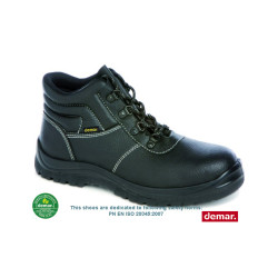 Черни мъжки обувки за работа DEMAR 9072 черенKP