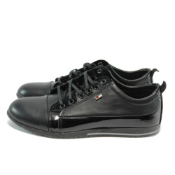 Спортни мъжки обувки черни МИ 275 черниKP