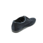 Мъжки обувки сини от набук КО 6337 синиKP
