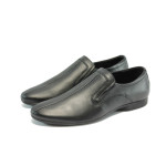 Стилни мъжки обувки в черно КО 66-525 черниKP