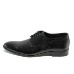 Мъжки обувки черни ФЯ 6001 черен лакKP