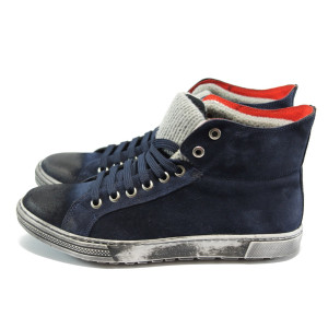 Анатомични мъжки боти сини МИ 7011 синKP