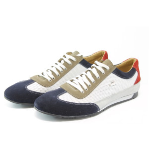 Мъжки бели спортни обувки ЛК 2113 белиKP